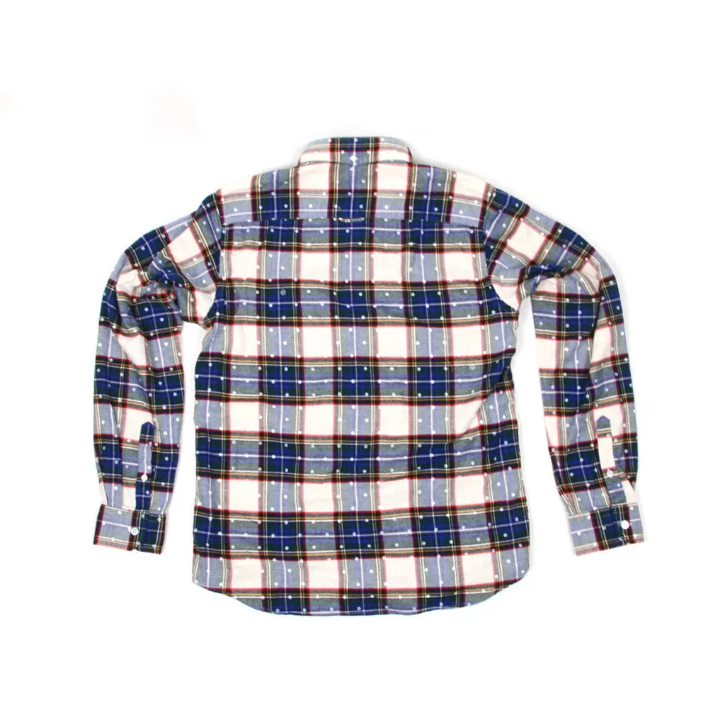 Dot Print Flannel L/S Shirt