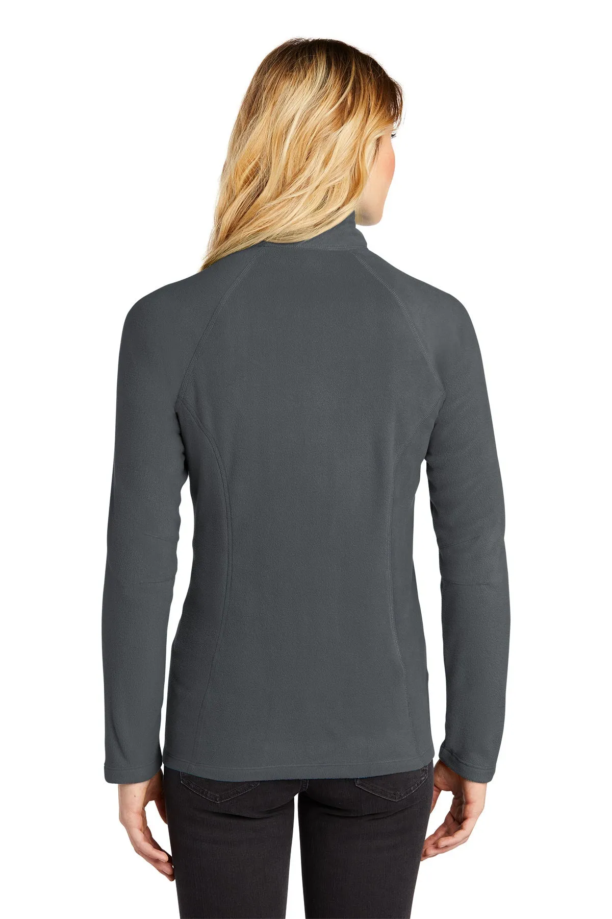 Eddie Bauer Ladies Microfleece Jacket, Grey Steel [GuidePoint Security]