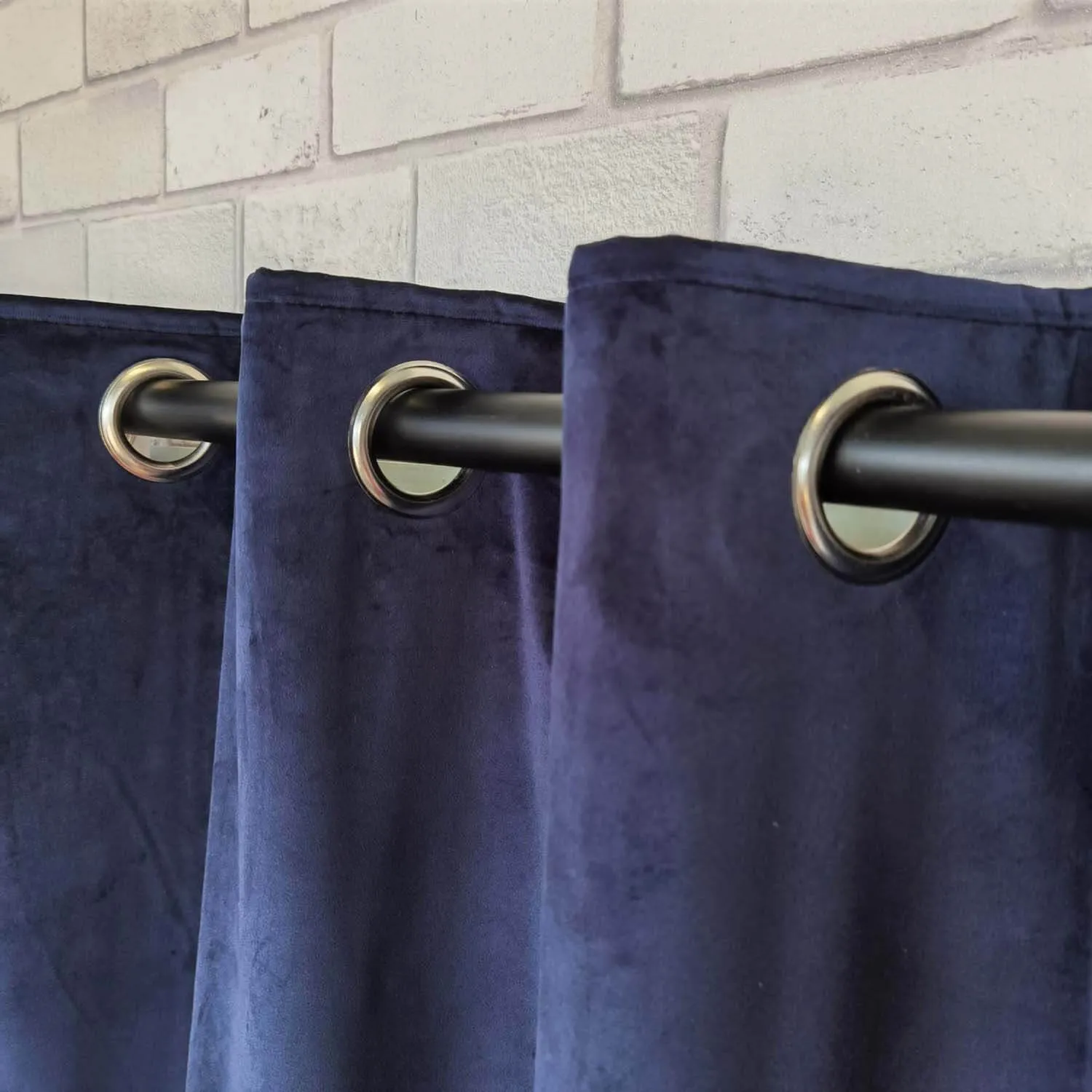 Elegance Readymade Interlined Curtains - Midnight