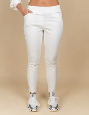 Elena Mirò - Jeggings in drill stretch bianco