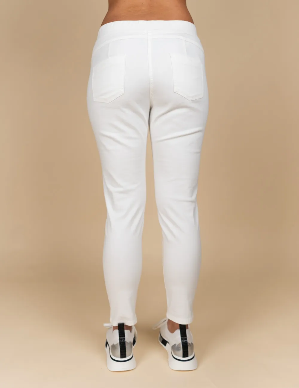 Elena Mirò - Jeggings in drill stretch bianco