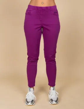 Elena Mirò - Jeggings in drill stretch fucsia