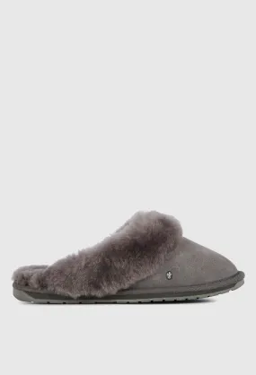 EMU AUSTRALIA Jolie Sheepskin Slipper (Charcoal)