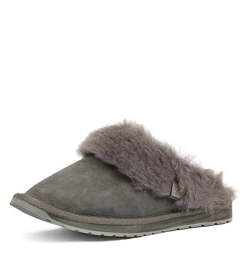 EMU AUSTRALIA Platinum Eden Charcoal Sheepskin