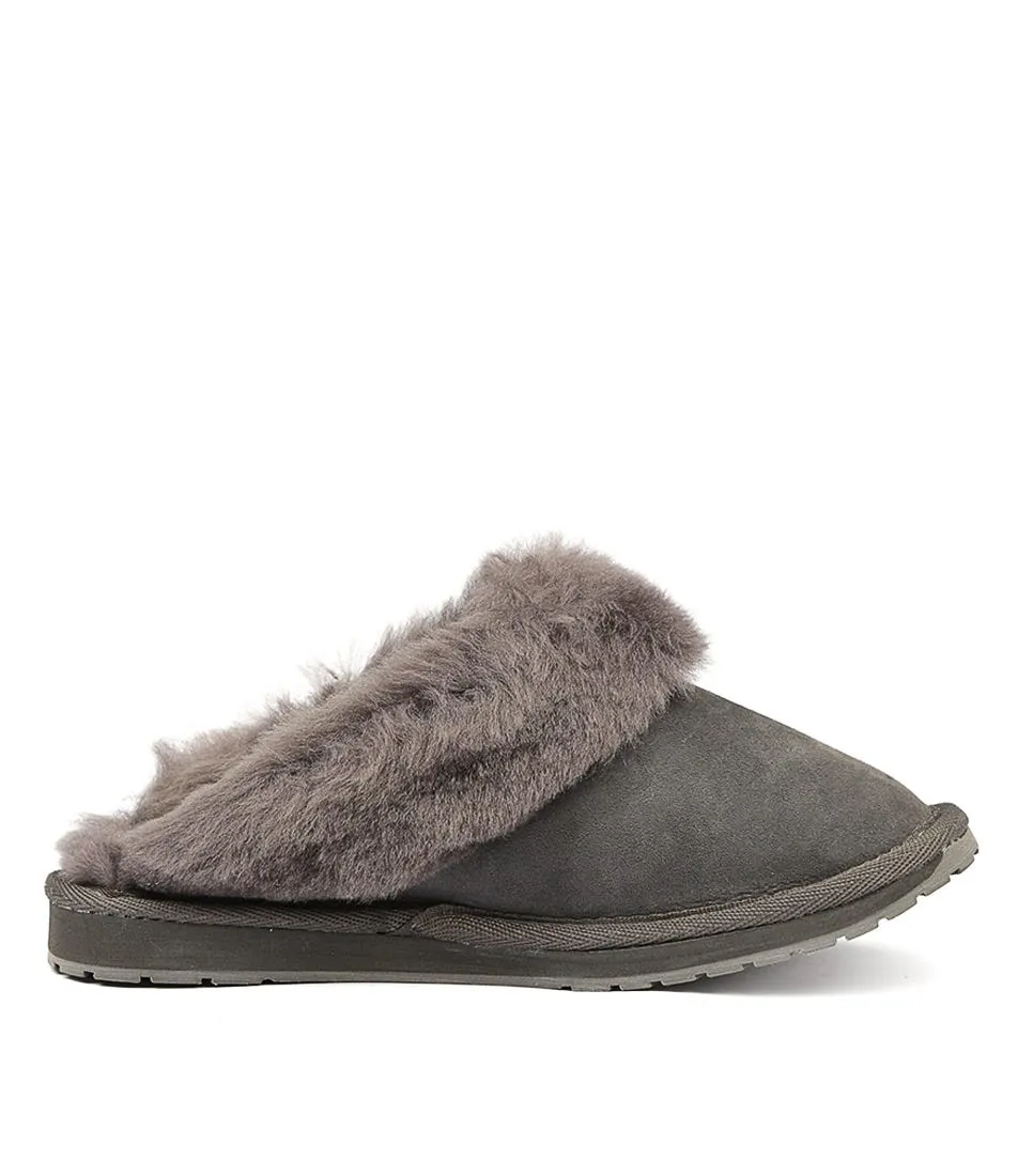 EMU AUSTRALIA Platinum Eden Charcoal Sheepskin