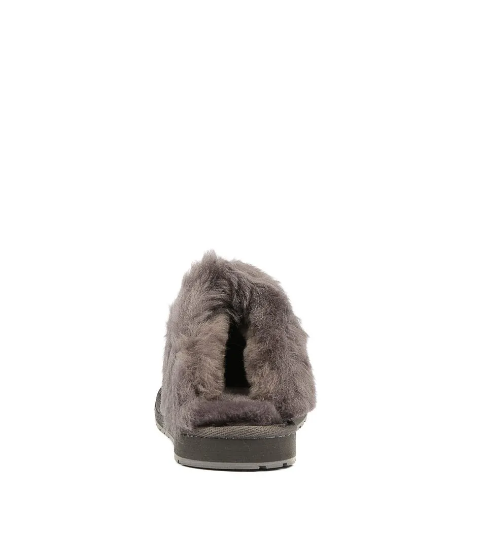 EMU AUSTRALIA Platinum Eden Charcoal Sheepskin