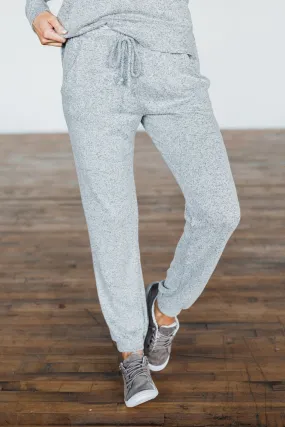 Everywhere We Will Go Joggers- Heather Grey