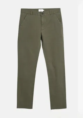 Farah Elm Straight Leg Twill Chinos, Olive Green