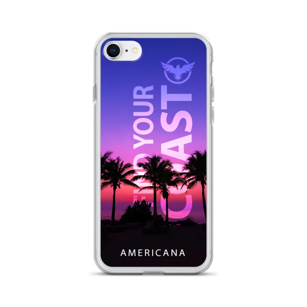 Find Your Coast Sunset iPhone Case