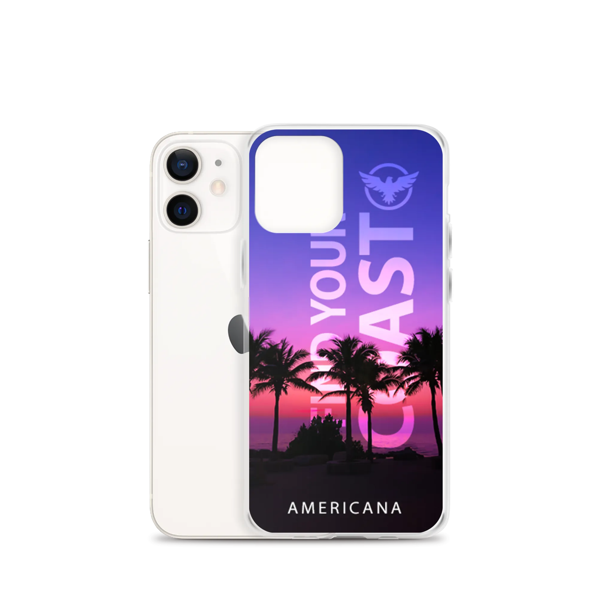 Find Your Coast Sunset iPhone Case