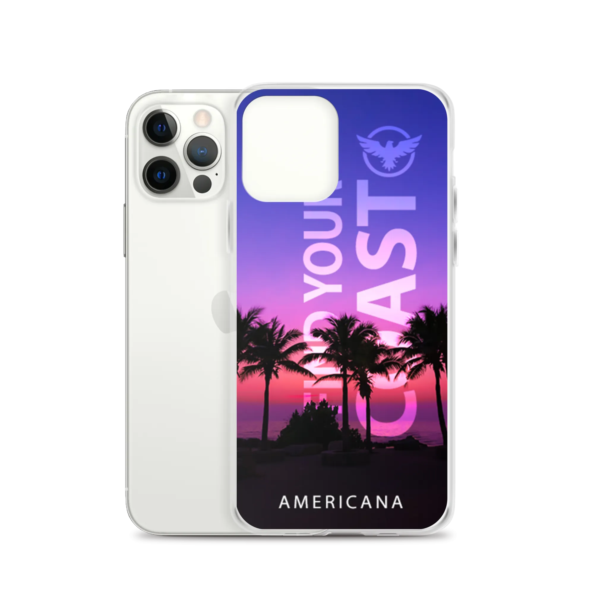 Find Your Coast Sunset iPhone Case