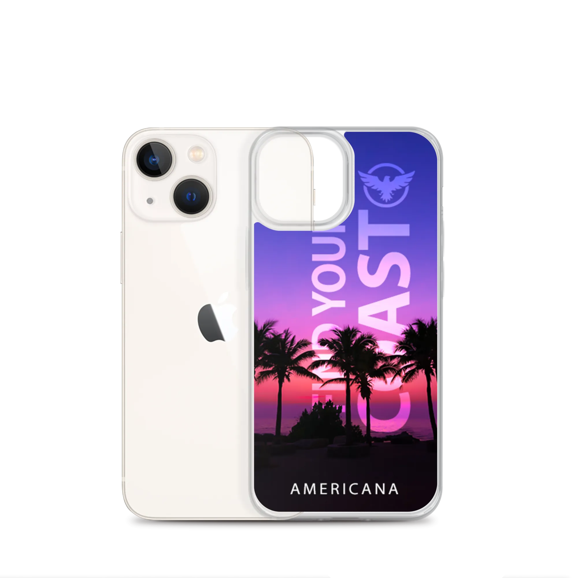 Find Your Coast Sunset iPhone Case