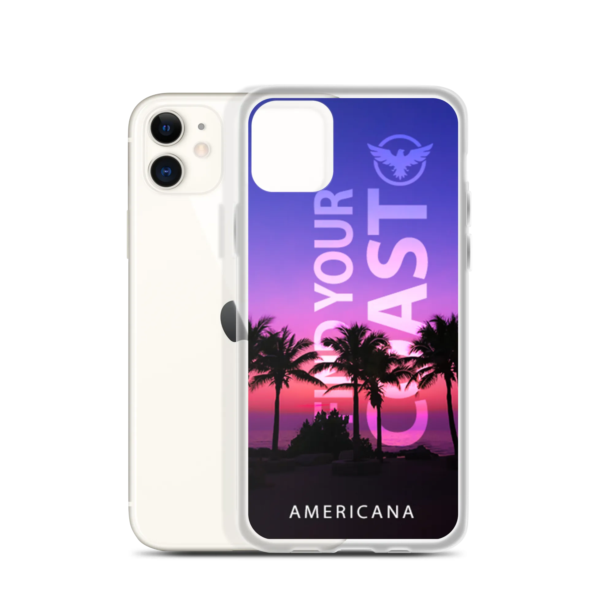 Find Your Coast Sunset iPhone Case