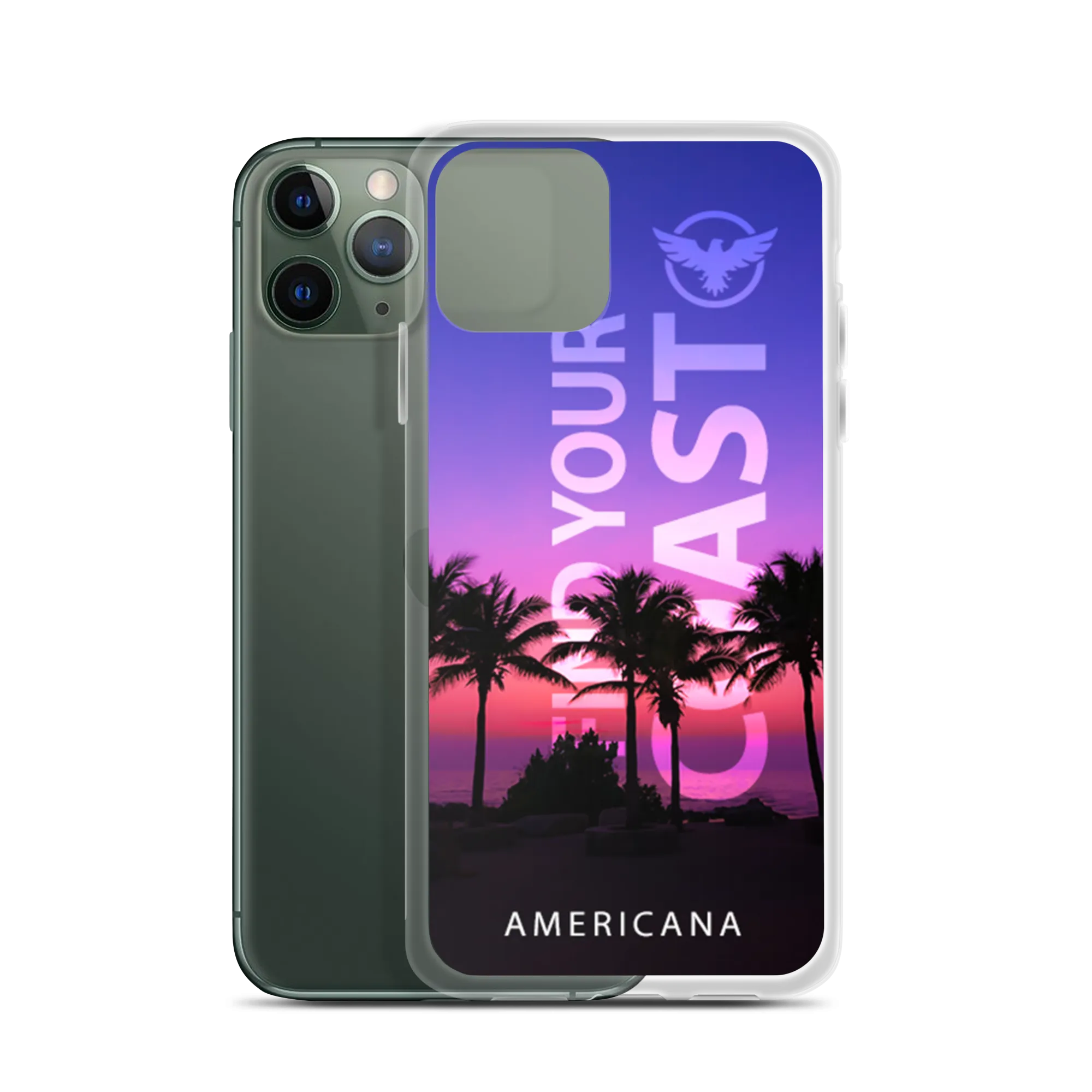 Find Your Coast Sunset iPhone Case