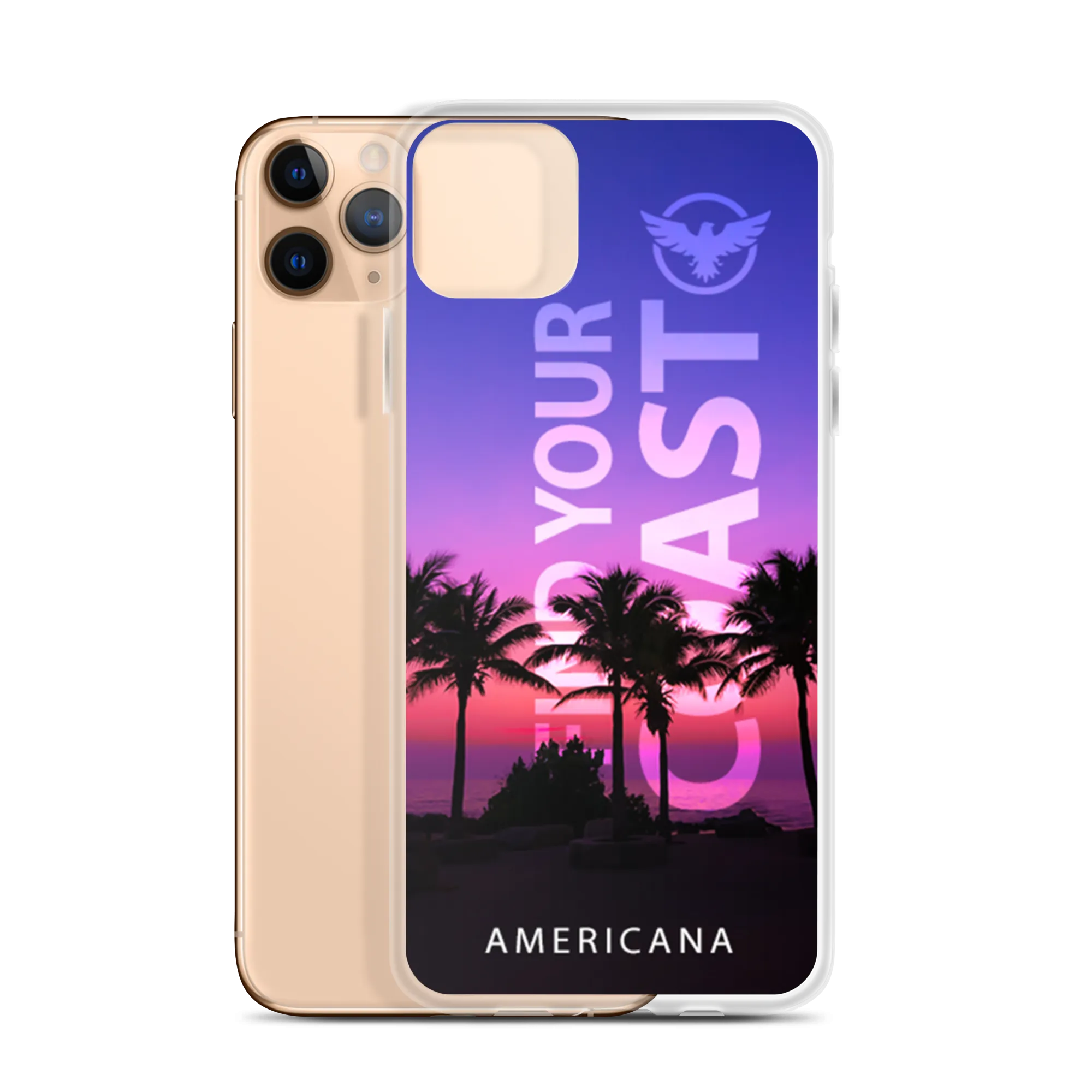 Find Your Coast Sunset iPhone Case