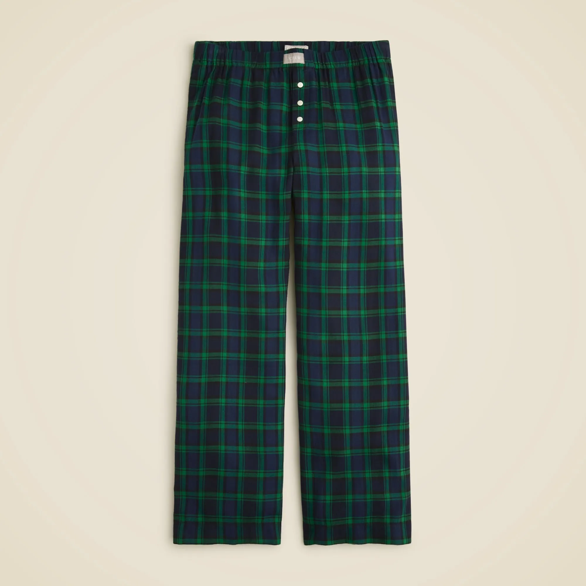 Flannel pajama pant in Black Watch tartan