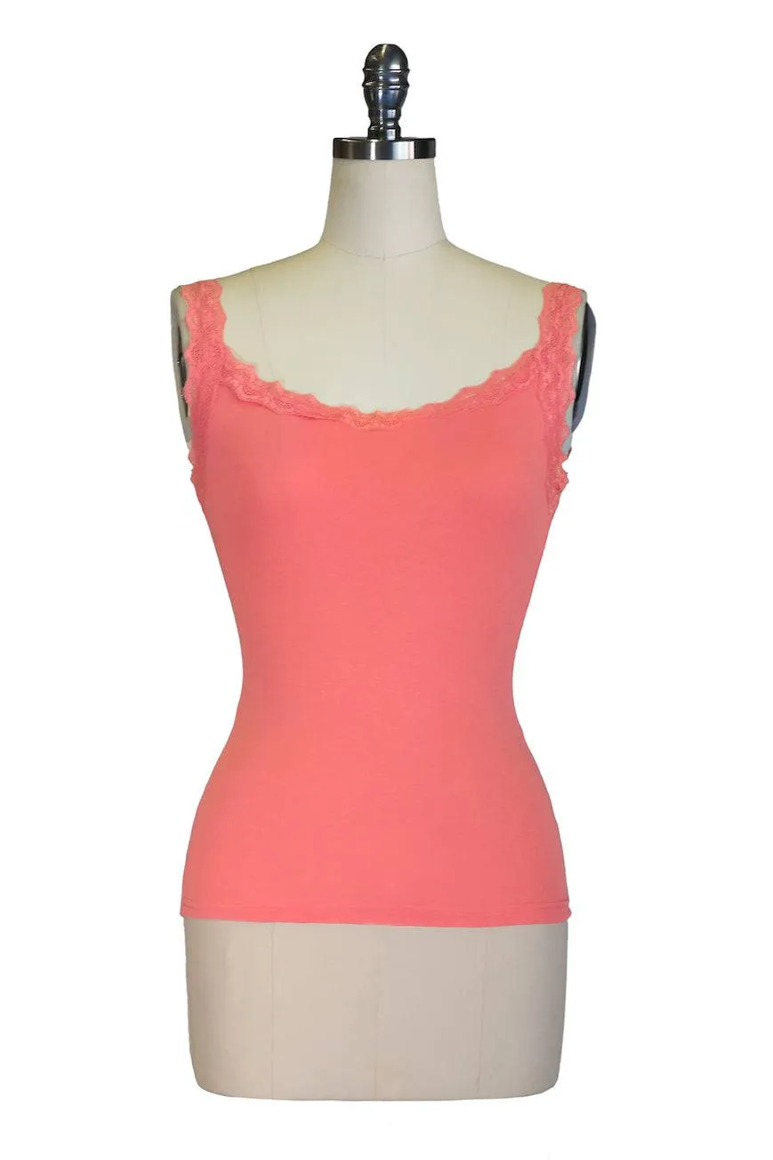 Follies D'Amour Singlet (Peach Pink)