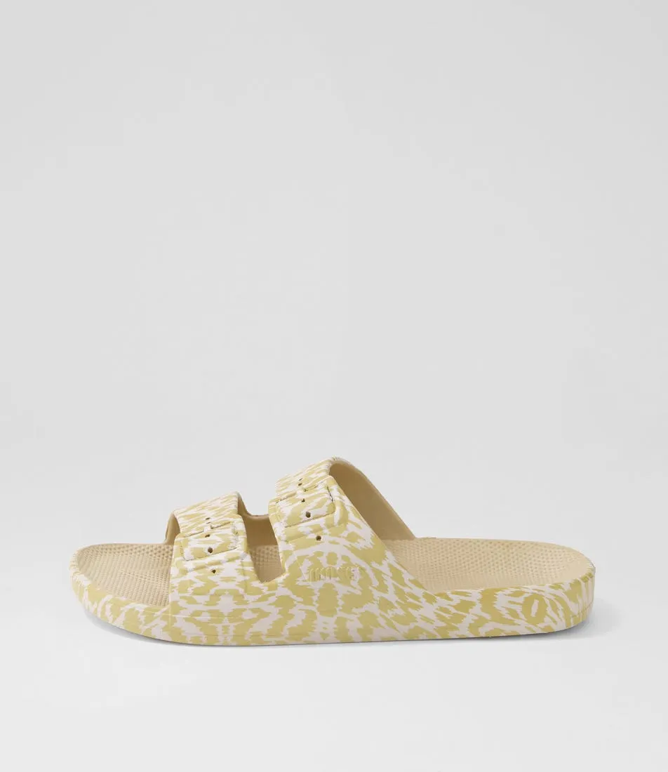 FREEDOM MOSES Slides W Ikat Sands Slides