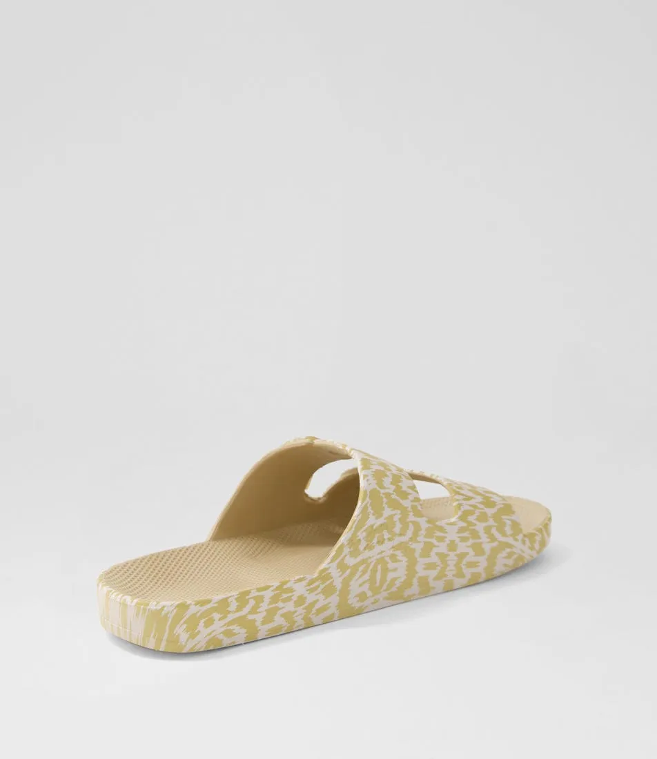 FREEDOM MOSES Slides W Ikat Sands Slides