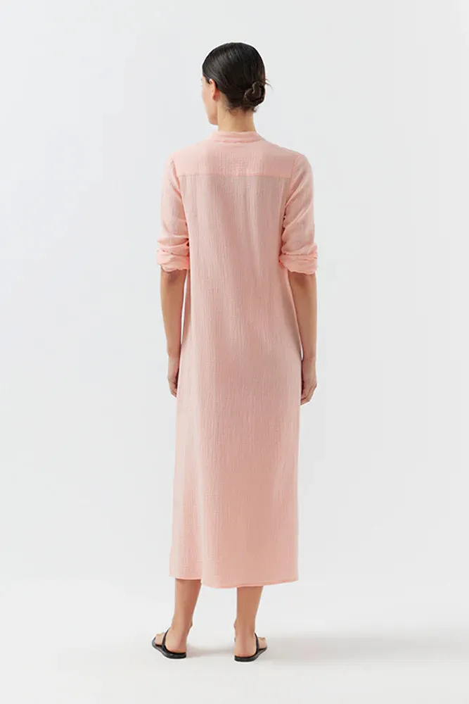 Frieda Shirt Dress Sorbet Pink-          -        