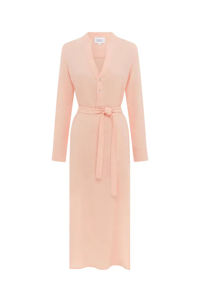 Frieda Shirt Dress Sorbet Pink-          -        