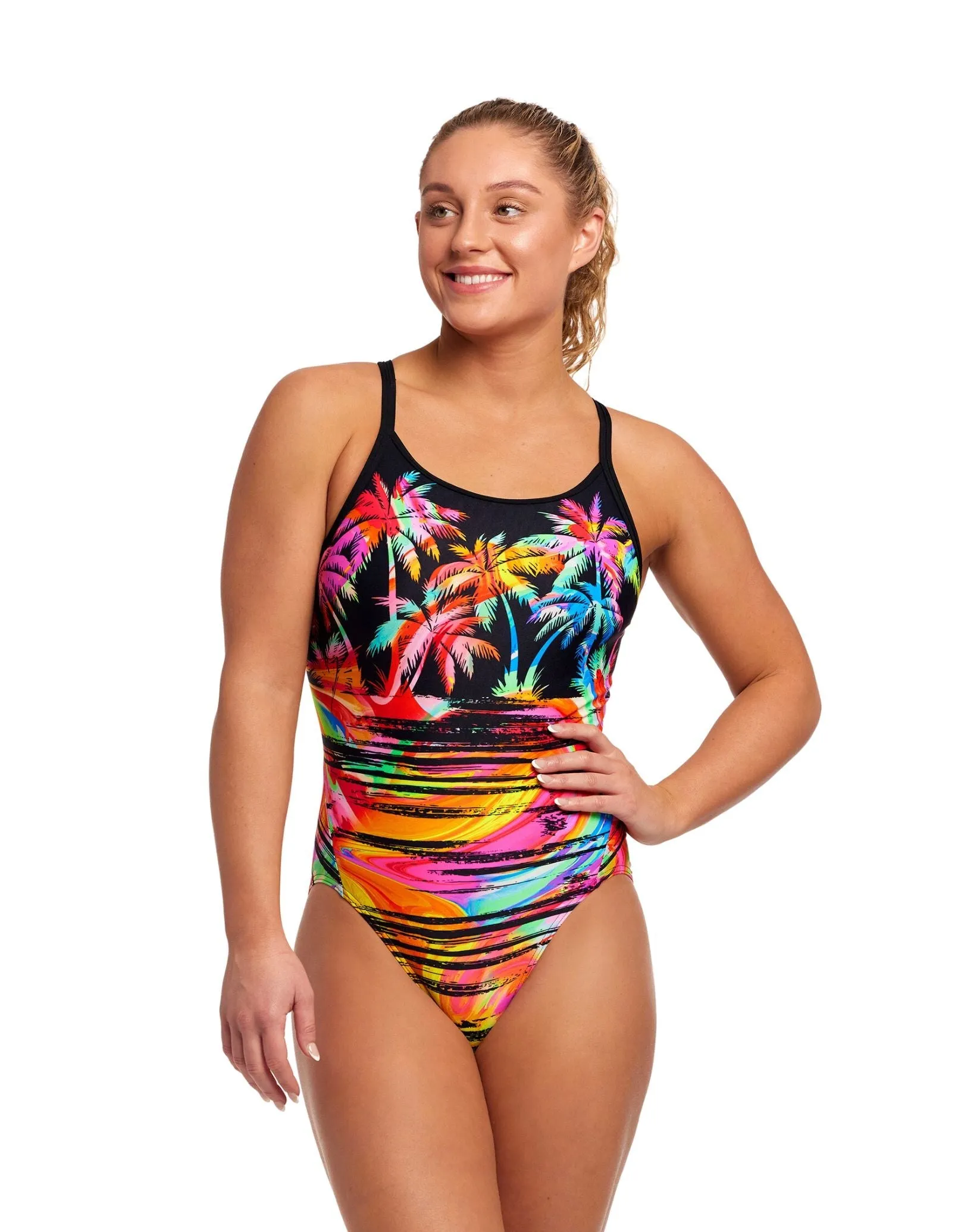 Funkita Sunset City Diamond Back Swimsuit