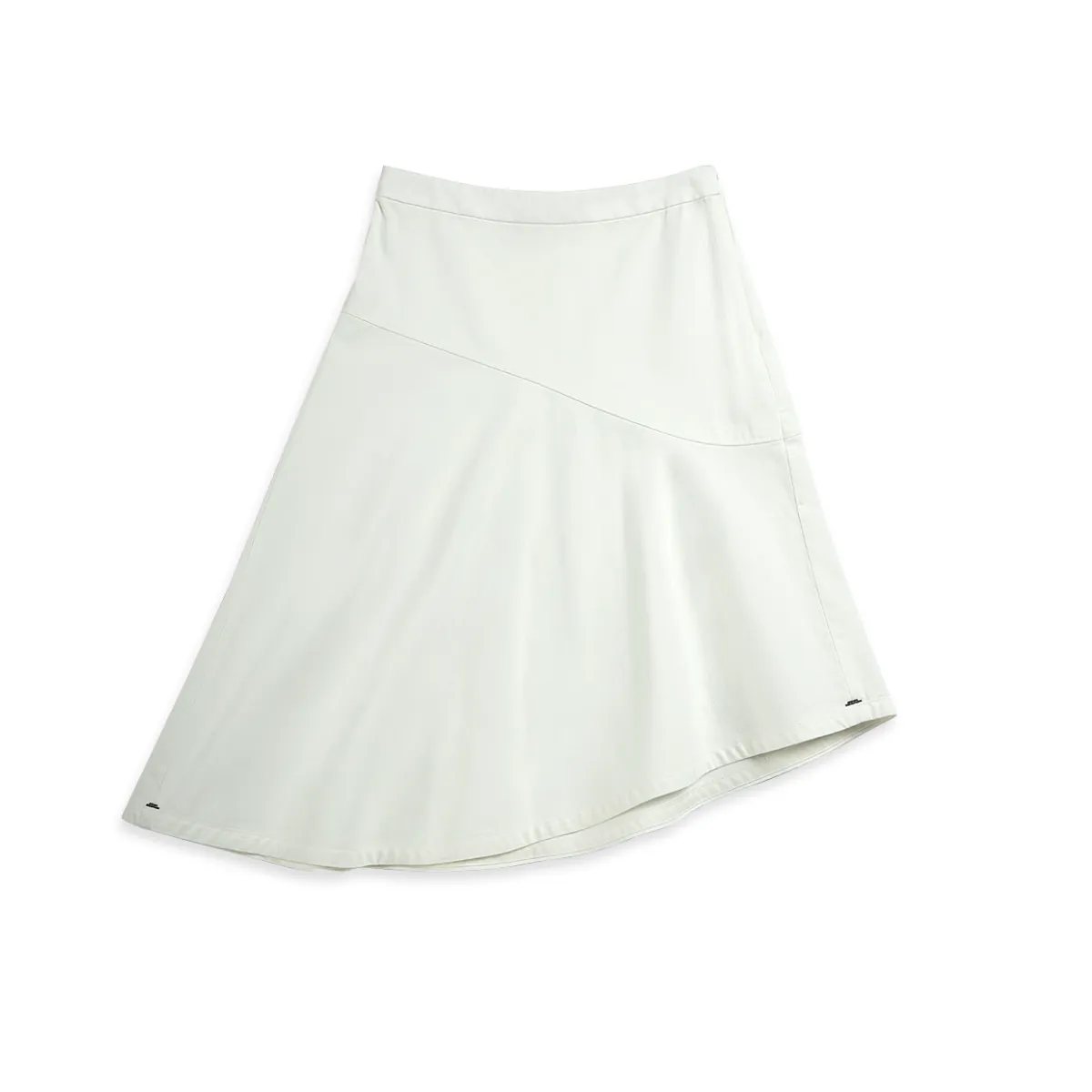 Future Classics   Asymmetric Skirt Pure White