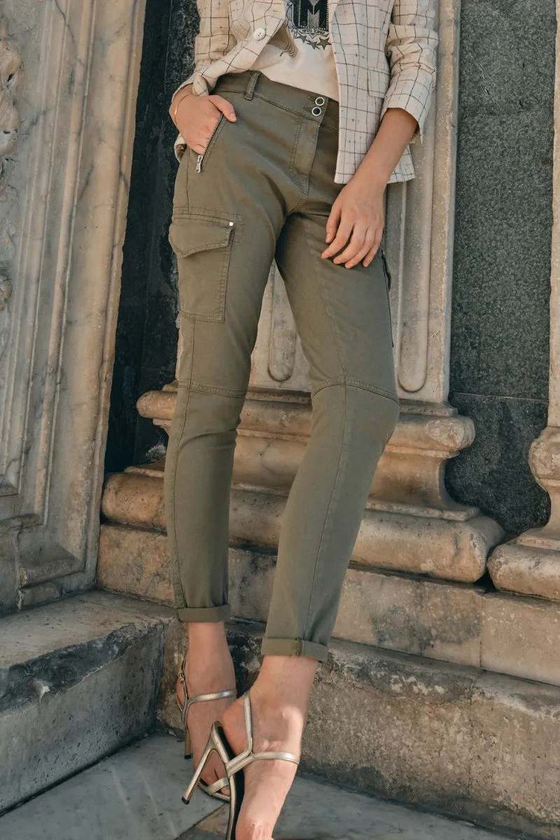 Gilles Timaf Pant | Burnt Olive | Bukser fra Mos Mosh