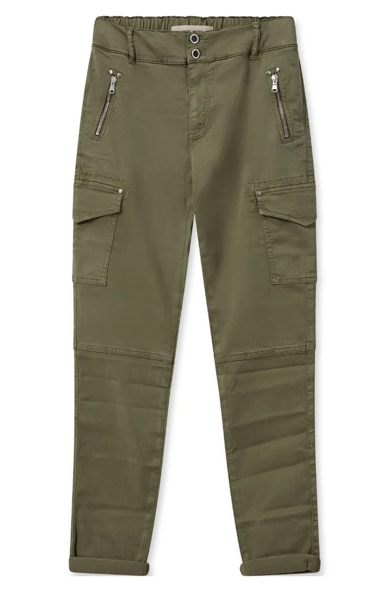 Gilles Timaf Pant | Burnt Olive | Bukser fra Mos Mosh