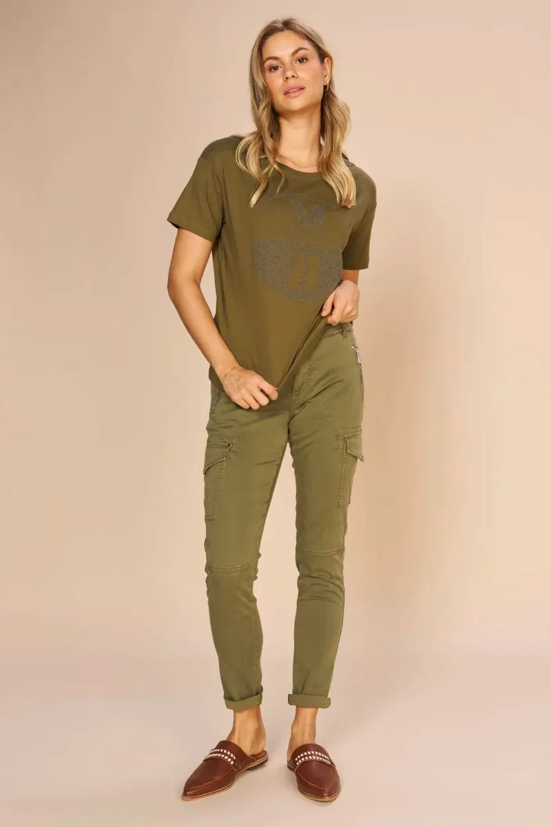 Gilles Timaf Pant | Burnt Olive | Bukser fra Mos Mosh