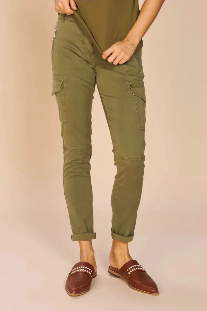 Gilles Timaf Pant | Burnt Olive | Bukser fra Mos Mosh