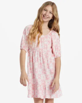 Girls Daisy Love Dress - Light Sorbet