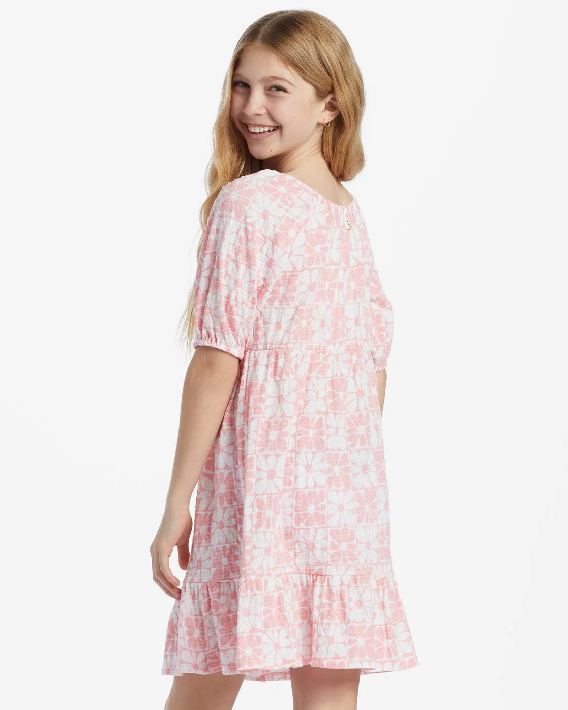 Girls Daisy Love Dress - Light Sorbet