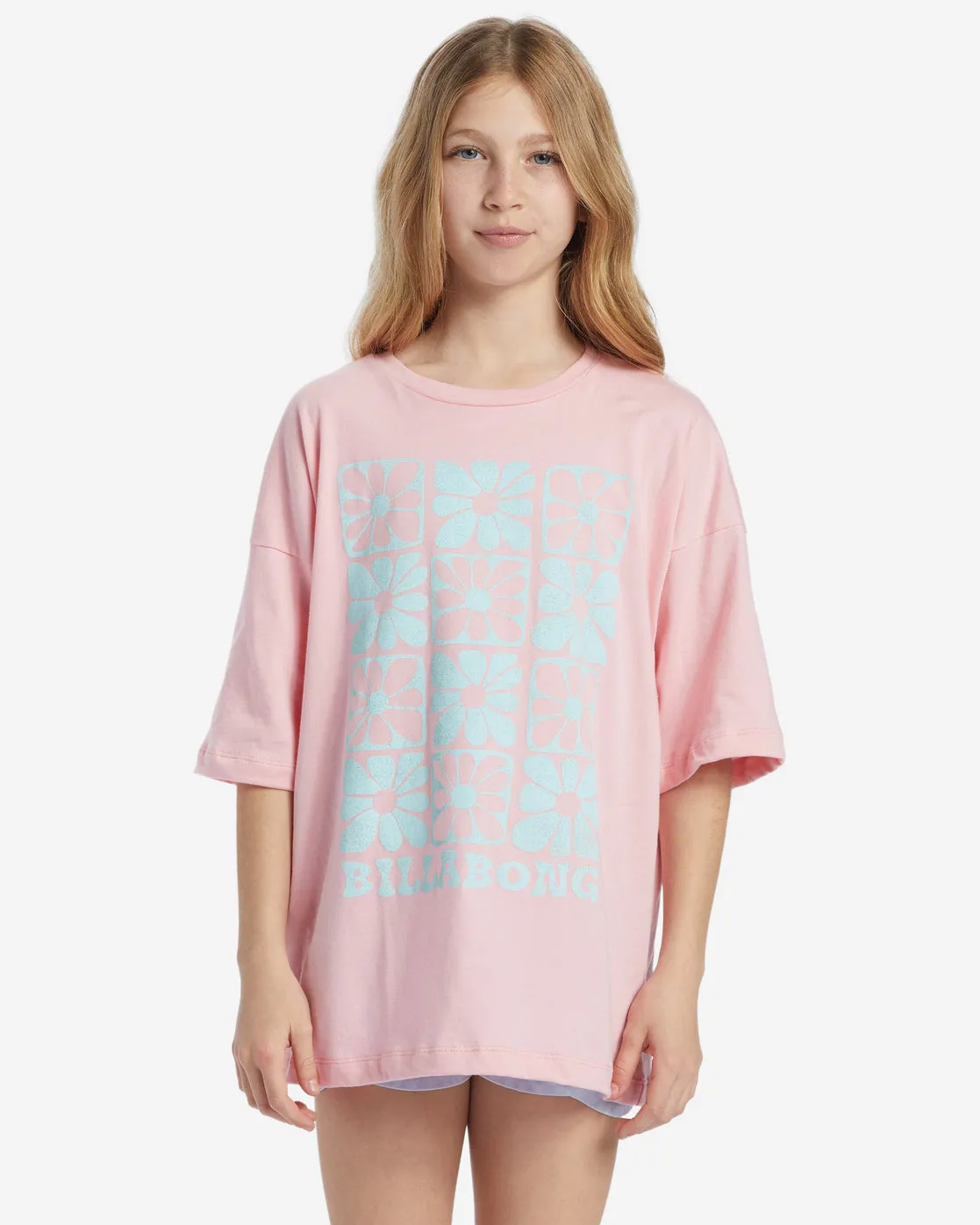 Girls Flower Power T-Shirt - Light Sorbet