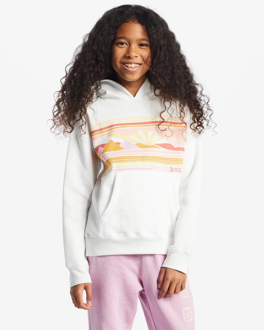 Girls Sunset Skies Sweatshirt - Salt Crystal