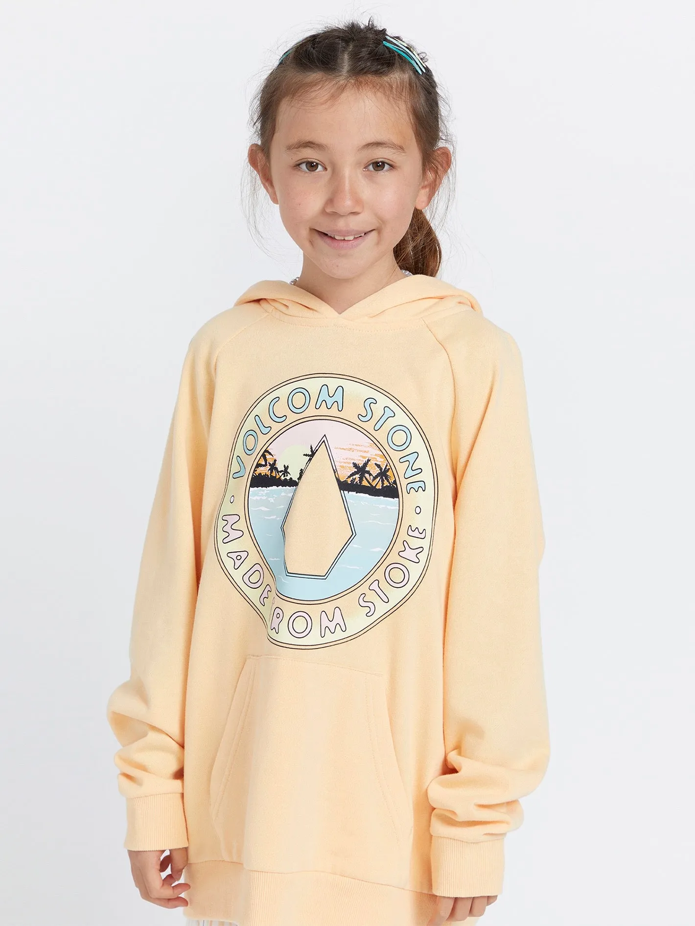 Girls Truly Stoked Boyfriend Sweatshirt - Sorbet