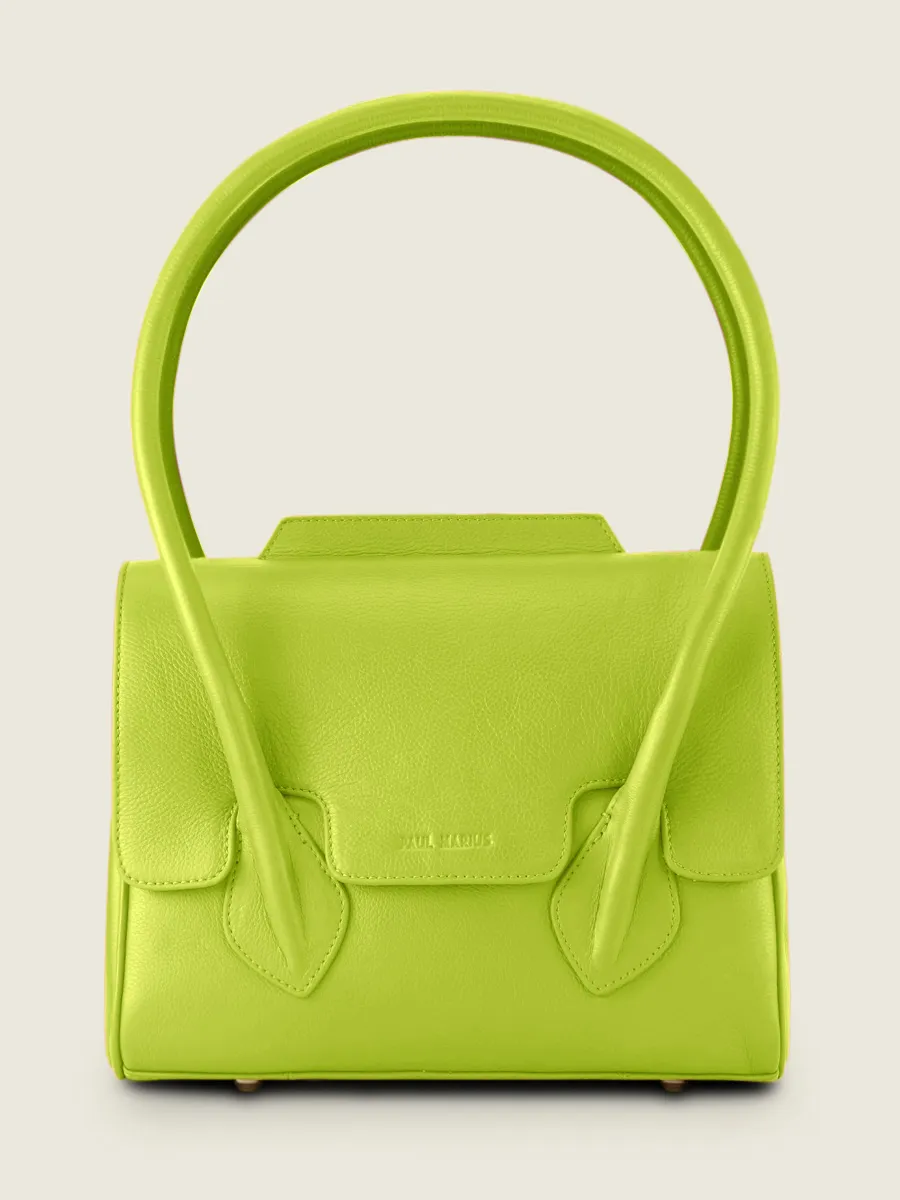 Green Leather Handbag for Women - Colette S Sorbet Apple | PAUL MARIUS