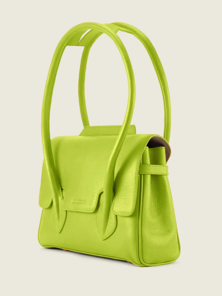 Green Leather Handbag for Women - Colette S Sorbet Apple | PAUL MARIUS