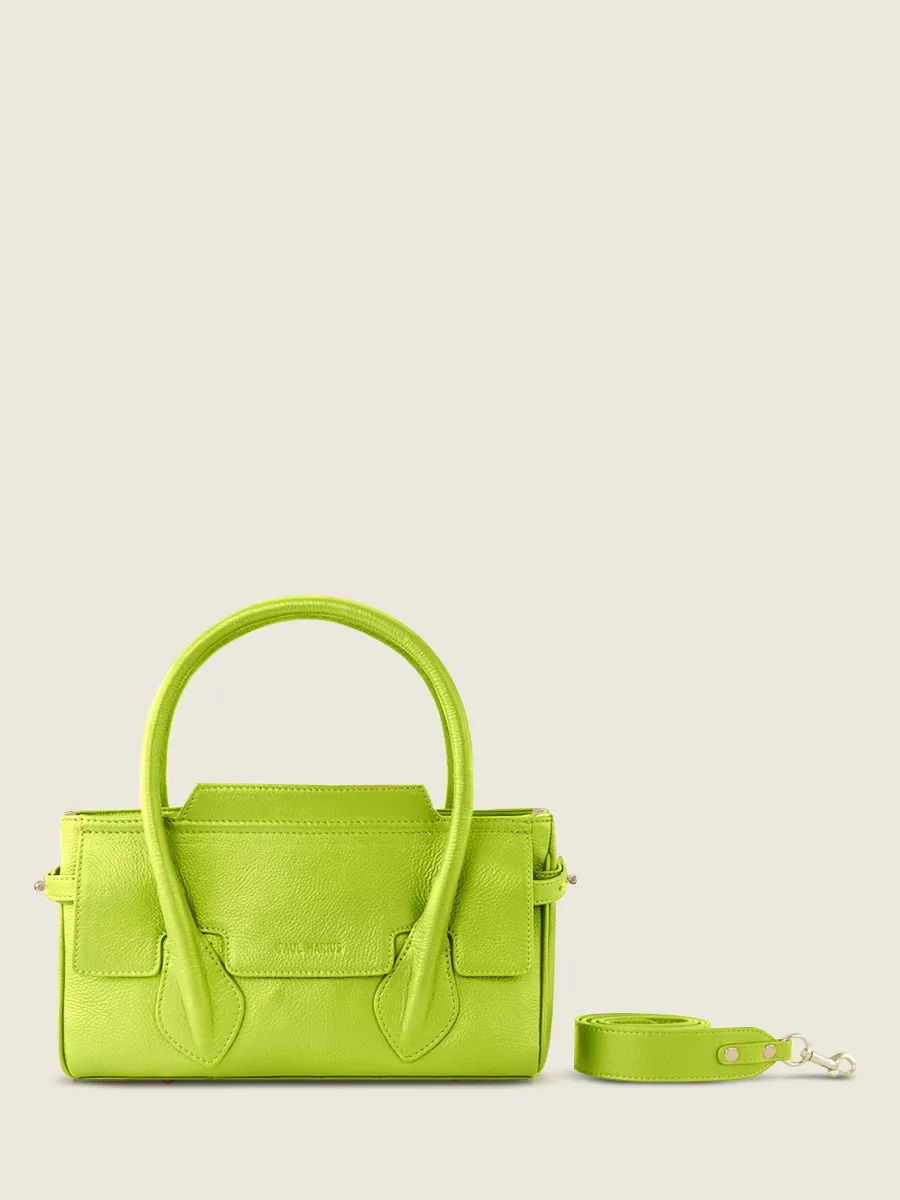 Green Leather Handbag for Women - Madeleine S Sorbet Apple | PAUL MARIUS