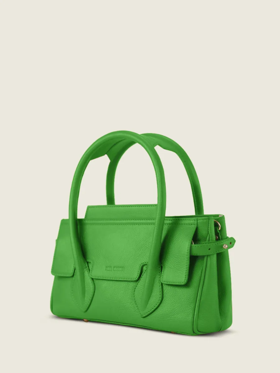 Green Leather Handbag for Women - Madeleine S Sorbet Kiwi | PAUL MARIUS