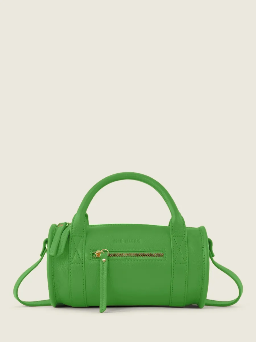 Green Leather Mini Handbag for Women - Charlie Sorbet Kiwi | PAUL MARIUS