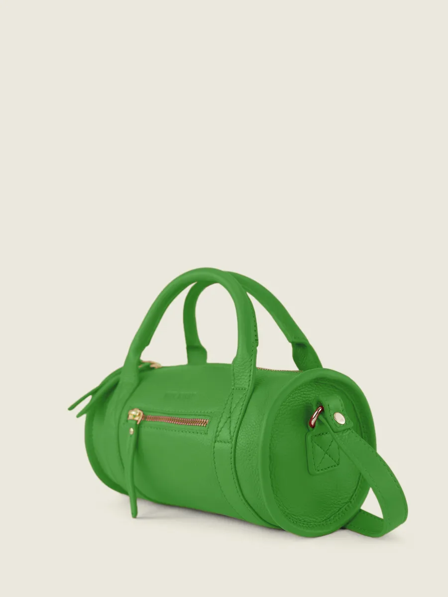 Green Leather Mini Handbag for Women - Charlie Sorbet Kiwi | PAUL MARIUS