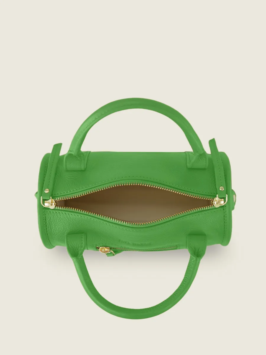 Green Leather Mini Handbag for Women - Charlie Sorbet Kiwi | PAUL MARIUS