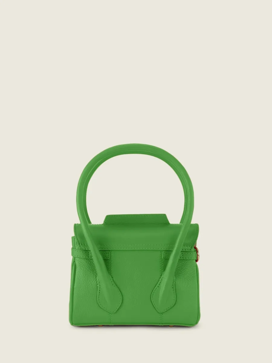 Green Leather Mini Handbag for Women - Colette XS Sorbet Kiwi | PAUL MARIUS