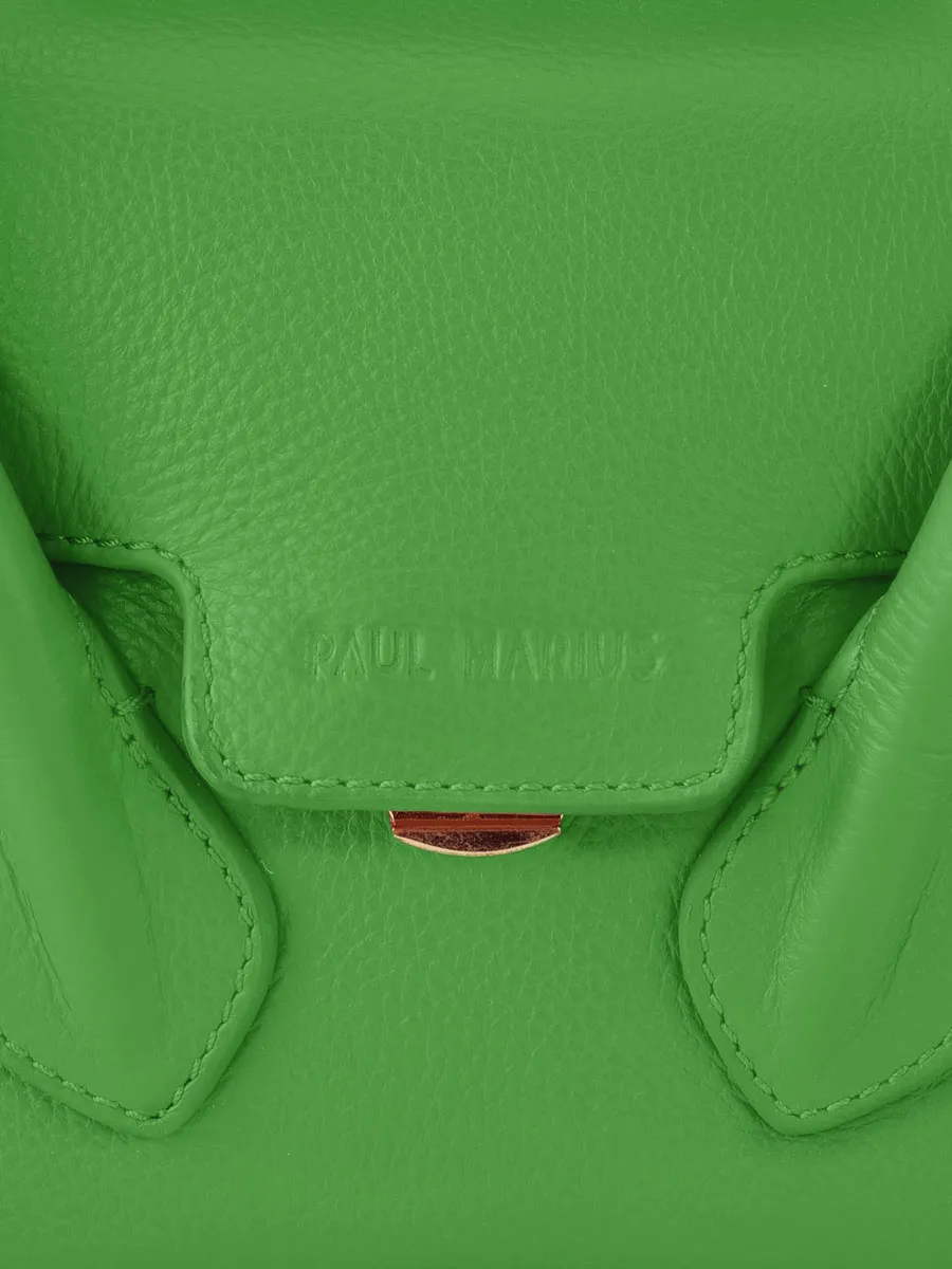 Green Leather Mini Handbag for Women - Colette XS Sorbet Kiwi | PAUL MARIUS