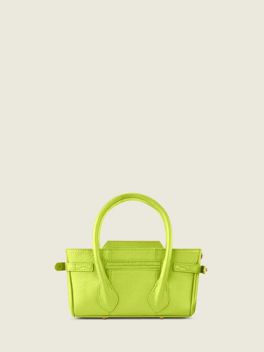 Green Leather Mini Handbag for Women - Madeleine XS Sorbet Apple | PAUL MARIUS