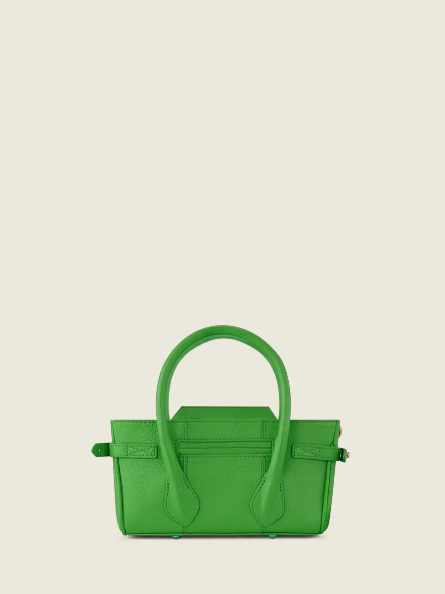 Green Leather Mini Handbag for Women - Madeleine XS Sorbet Kiwi | PAUL MARIUS