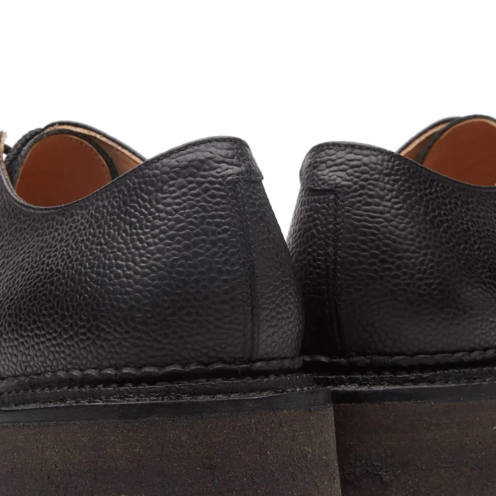 Grenson x Nick Wooster NW2 Crepe Sole Derby ShoeBlack Grain