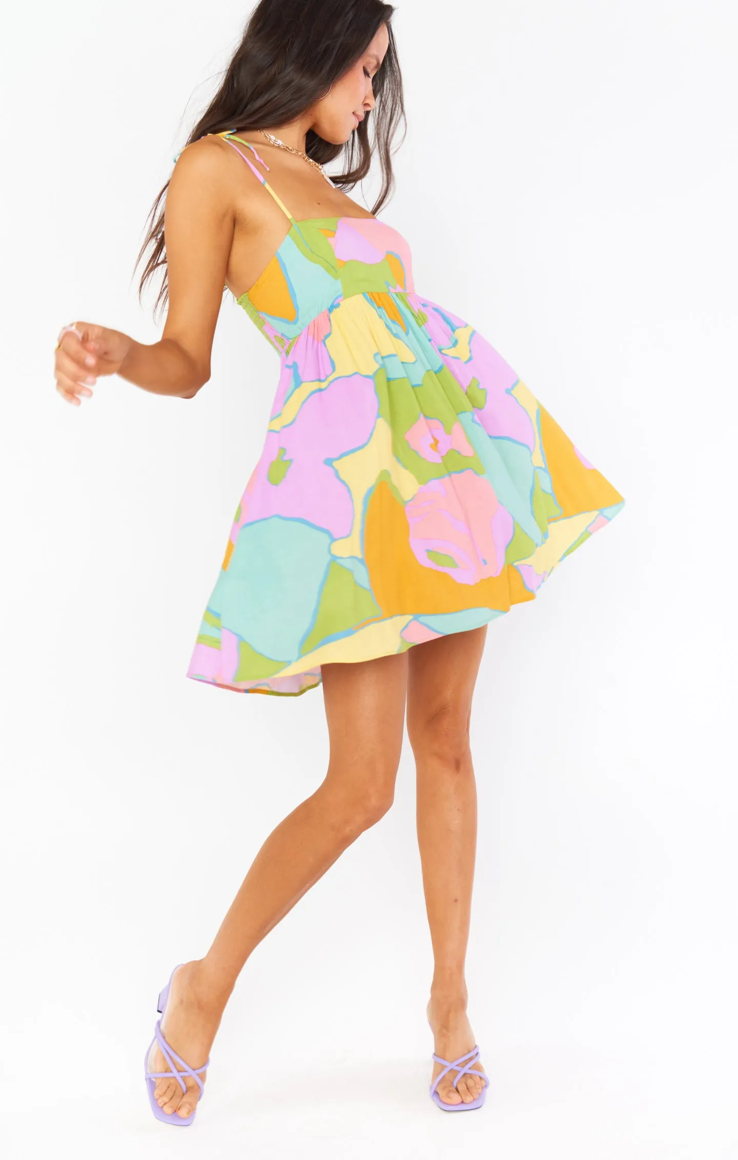 Gretchen Mini Dress ~ Summer Sorbet