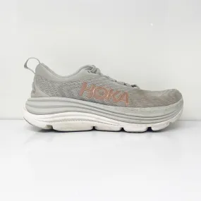 Hoka One One Womens Gaviota 5 1134235 HMRG Gray Running Shoes Sneakers Size 8 B